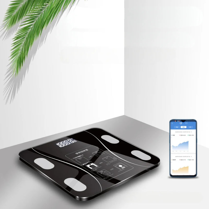 Balança Digital Inteligente com Bioimpedância e Conexão Bluetooth | Hey Sister