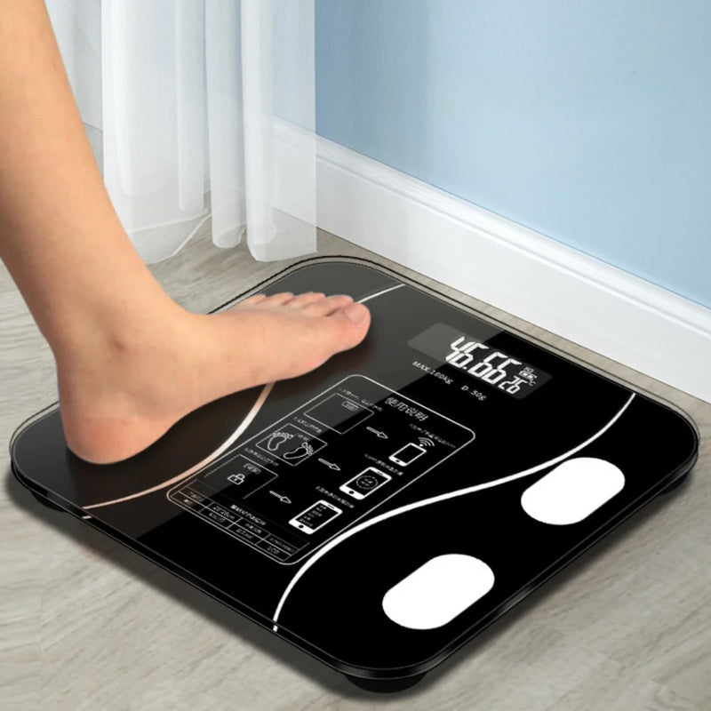 Balança Digital Inteligente com Bioimpedância e Conexão Bluetooth | Hey Sister