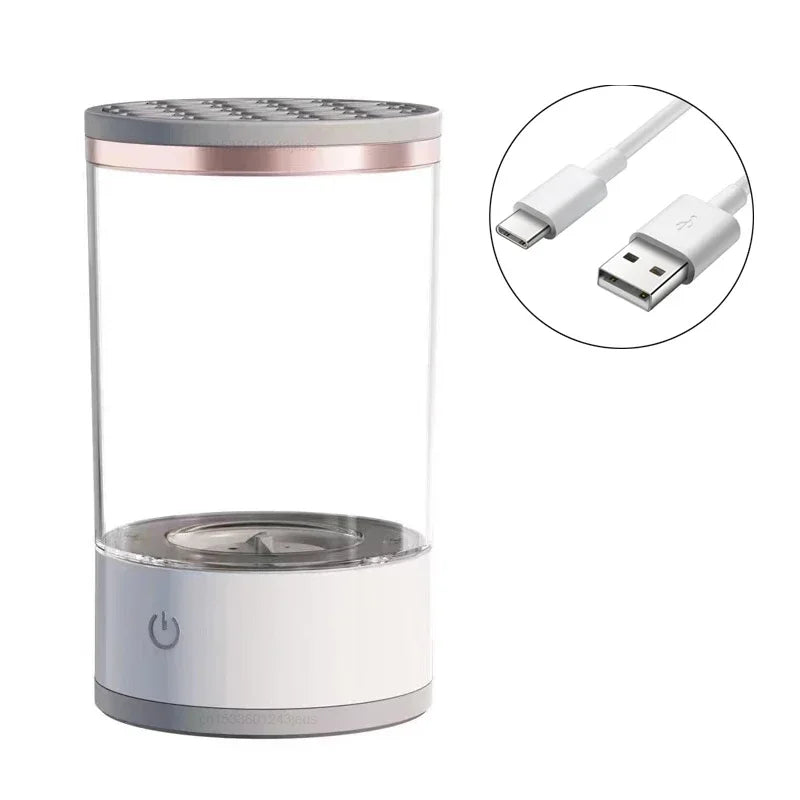 Limpador Elétrico USB 3 em 1 para Pincéis de Maquiagem | Hey Sister