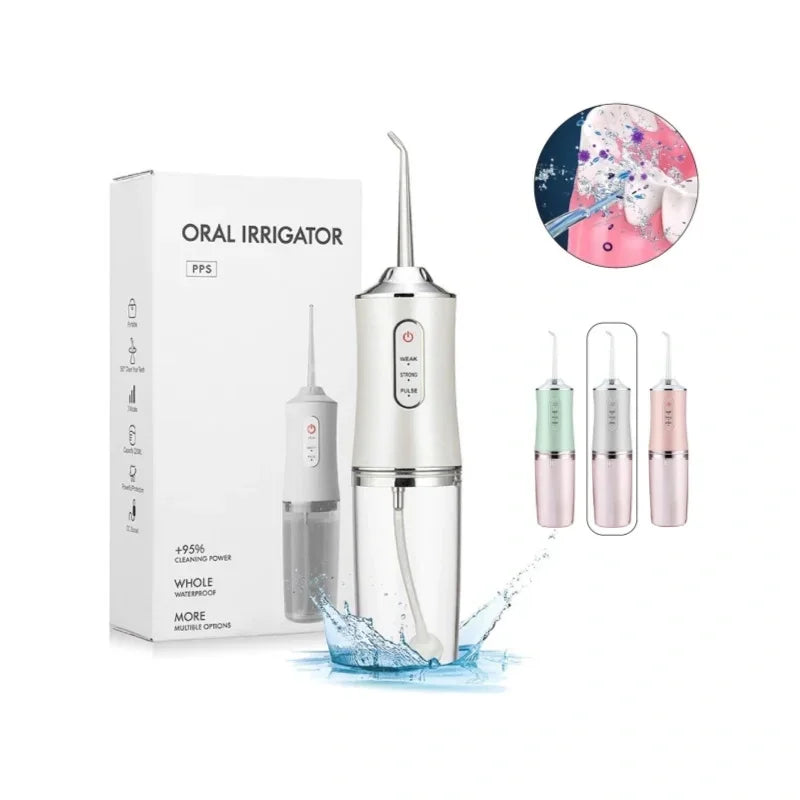 Irrigador Oral Portátil com 3 Níveis de Jato | Hey Sister