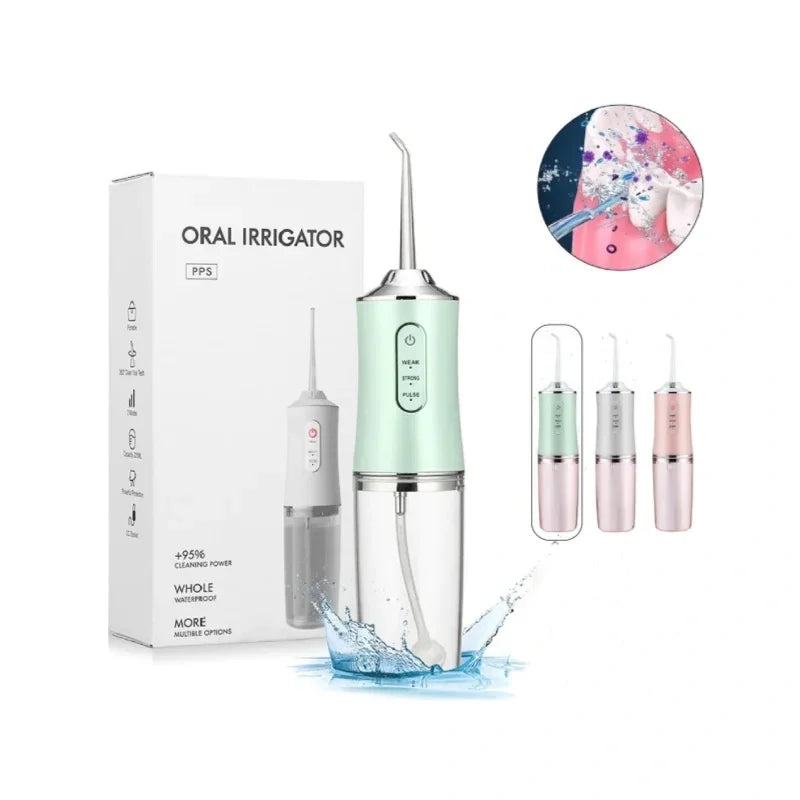 Irrigador Oral Portátil com 3 Níveis de Jato | Hey Sister