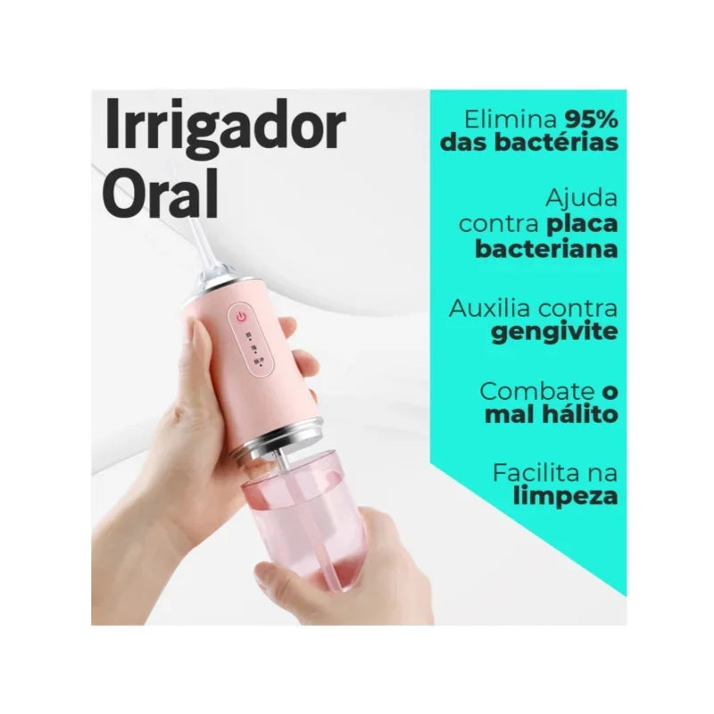 Irrigador Oral Portátil com 3 Níveis de Jato | Hey Sister