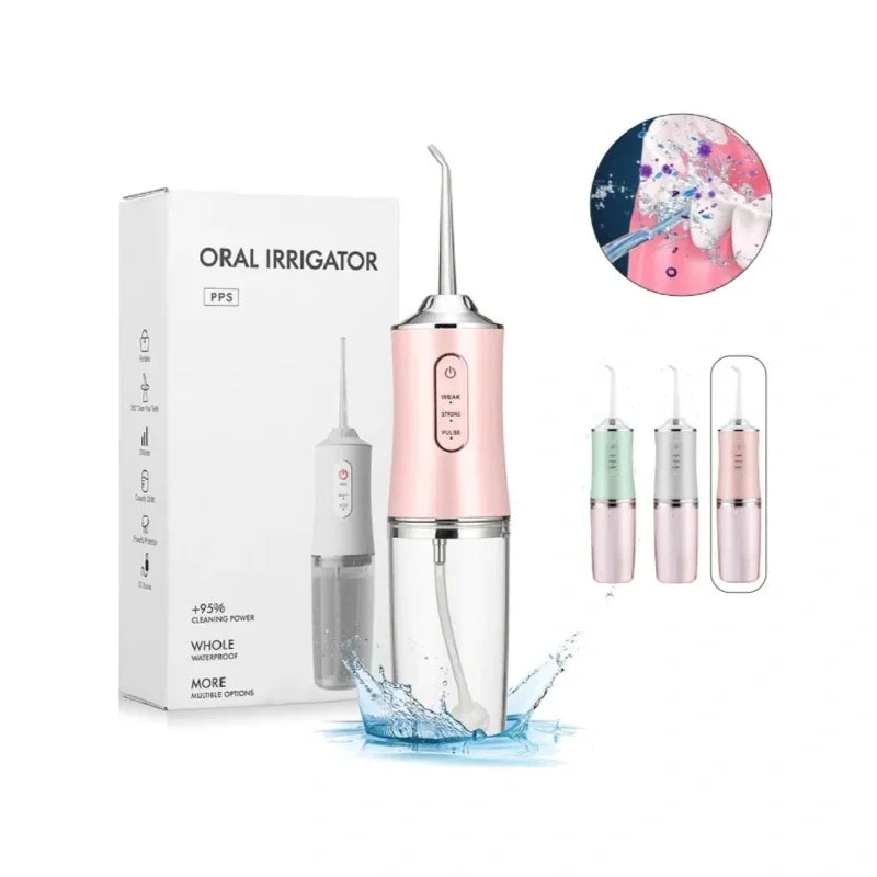 Irrigador Oral Portátil com 3 Níveis de Jato | Hey Sister