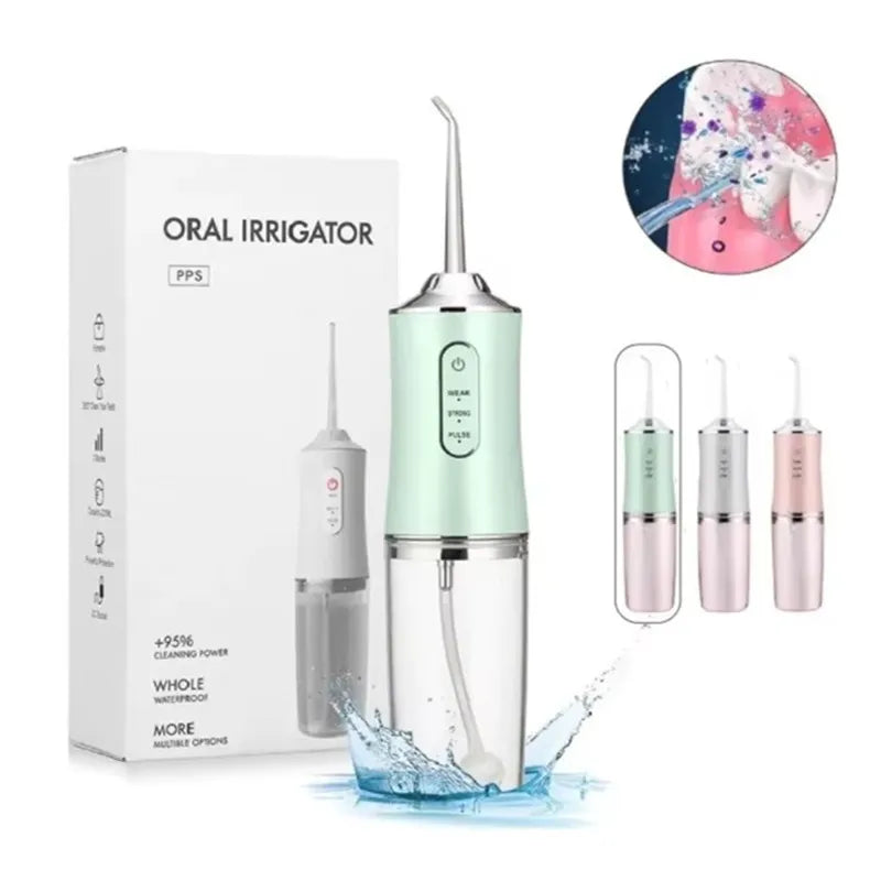 Irrigador Oral Portátil com 3 Níveis de Jato | Hey Sister
